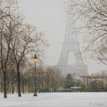 "Paris Snowfall" Original Painting